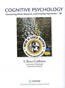 Cognitive Psychology 5th Edition + Qualitative Research Module Looseleaf by Goldstein LOOSELEAF 9781337616287 (USED:GOOD; unbinded) *15d