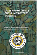 Cases and Materials on the Law of Torts 10th Edition by Solomon 9780779891375 (USED:VERYGOOD) *81f [ZZ]
