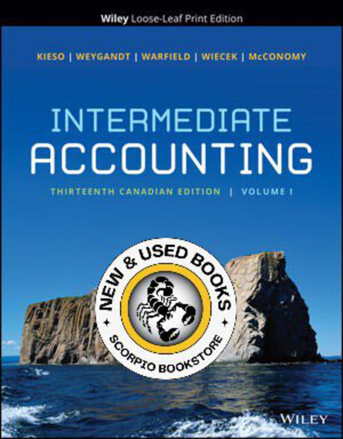 Intermediate Accounting Volume 1 13th Canadian Edition by Jerry J. Weygandt LOOSELEAF 9781119740469 (USED:GOOD; some wear; unbinded) *105f