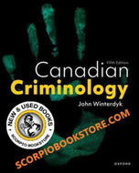 Canadian Criminology 5th edition by John Winterdyk 9780190164430 *95b