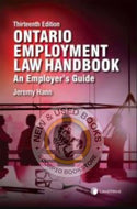 *PRE-ORDER, APPROX 4-6 BUSINESS DAYS* Ontario Employment Law Handbook 13th Edition by Jeremy Hann 9780433506904 [ZZ]