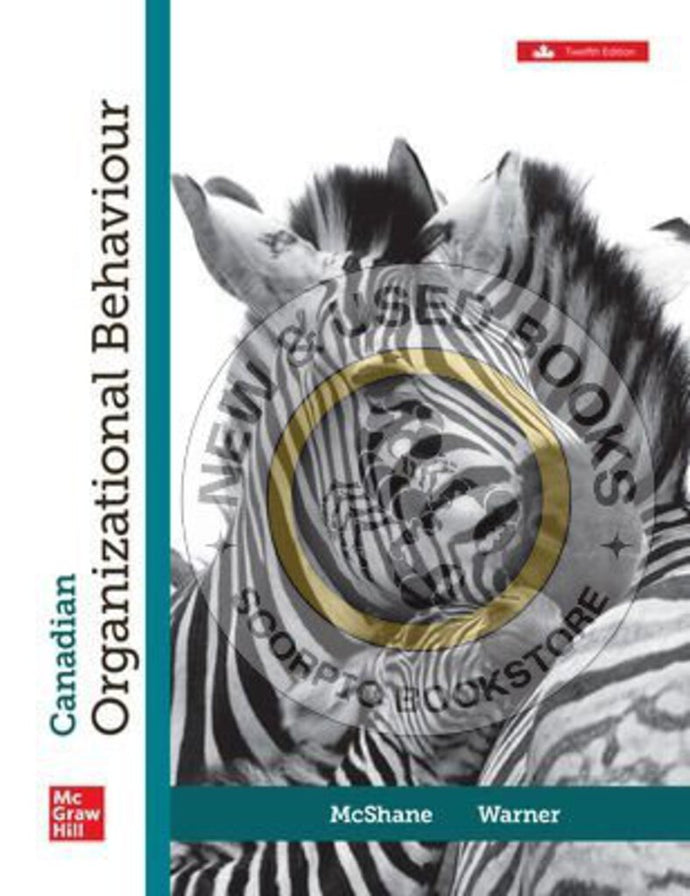 Canadian Organizational Behaviour 12th Edition + Connect by Steven McShane 9781265849726 *120d [ZZ]