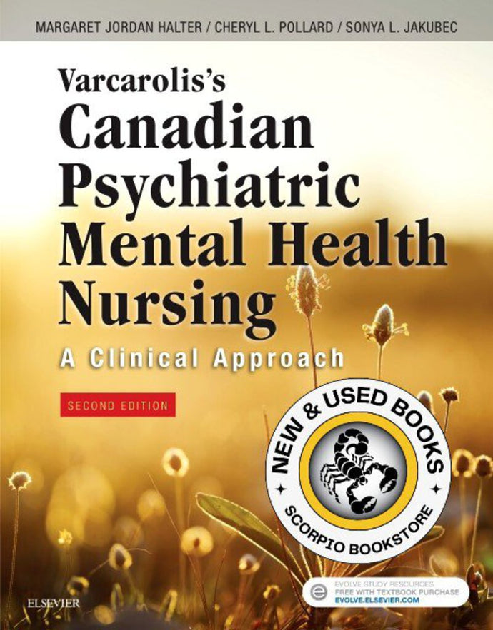Varcarolis's Canadian Psychiatric Mental Health Nursing 2nd Edition by Margaret Jordan Halter 9781771721400 (USED:VERYGOOD) *AVAILABLE FOR NEXT DAY PICK UP* *b42 [ZZ]