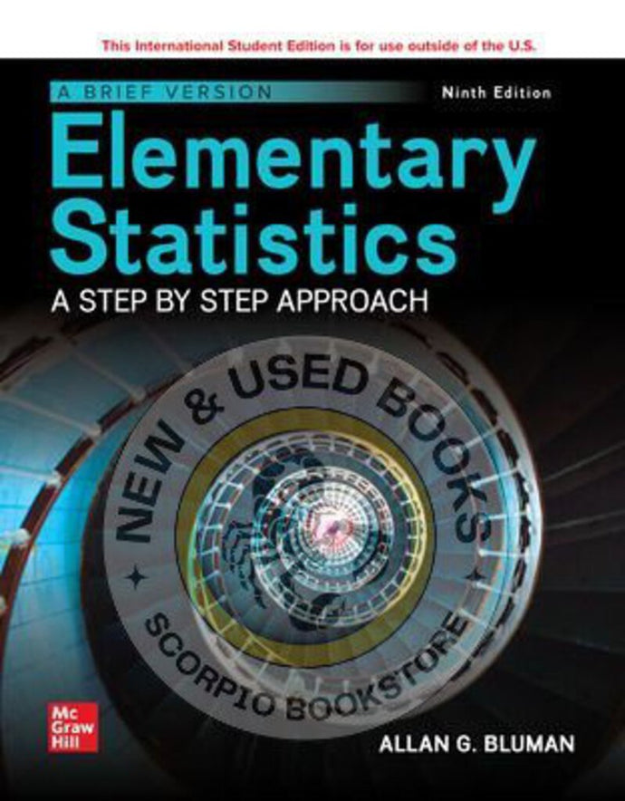 *PRE-ORDER, APPROX 7 BUSINESS DAYS* A Brief Version Elementary Statistics 9th Edition by Allan G. Bluman 9781266884290 [ZZ]