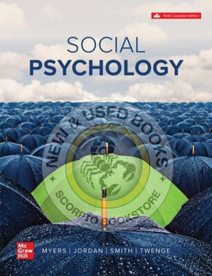 *PRE-ORDER, APPROX 7-10 BUSINESS DAYS* Social Psychology 9th Edition + Connect by David Myers 9781265849931 *120c [ZZ]