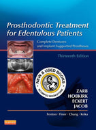 *PRE-ORDER, APPROX 2-4 BUSINESS DAYS* Prosthodontic Treatment for Edentulous Patients 13th Edition by George A. Zarb 9780323078443 [ZZ]