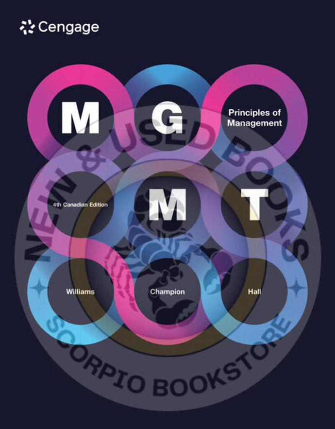 *PRE-ORDER, APPROX 4-6 BUSINESS DAYS* MGMT 4th Edition by Chuck Williams 9781774747834