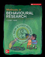 Methods In Behavioural Research 4th Edition by Paul C. Cozby 9781264860999 *116f [ZZ]