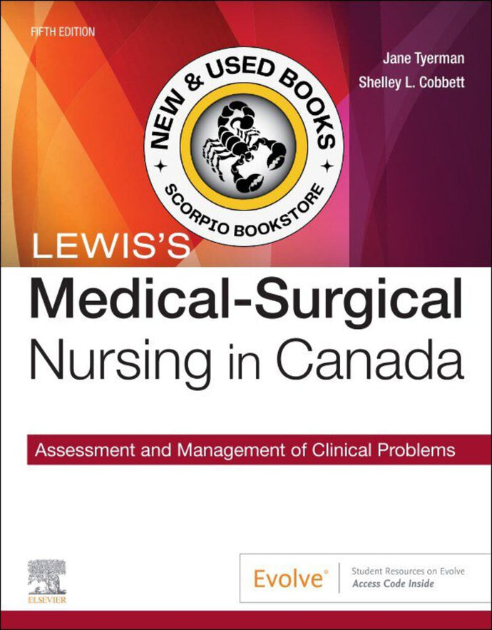 Lewis's Medical Surgical Nursing in Canada 5th Edition by Jane Tyerman 9780323791564 *64h