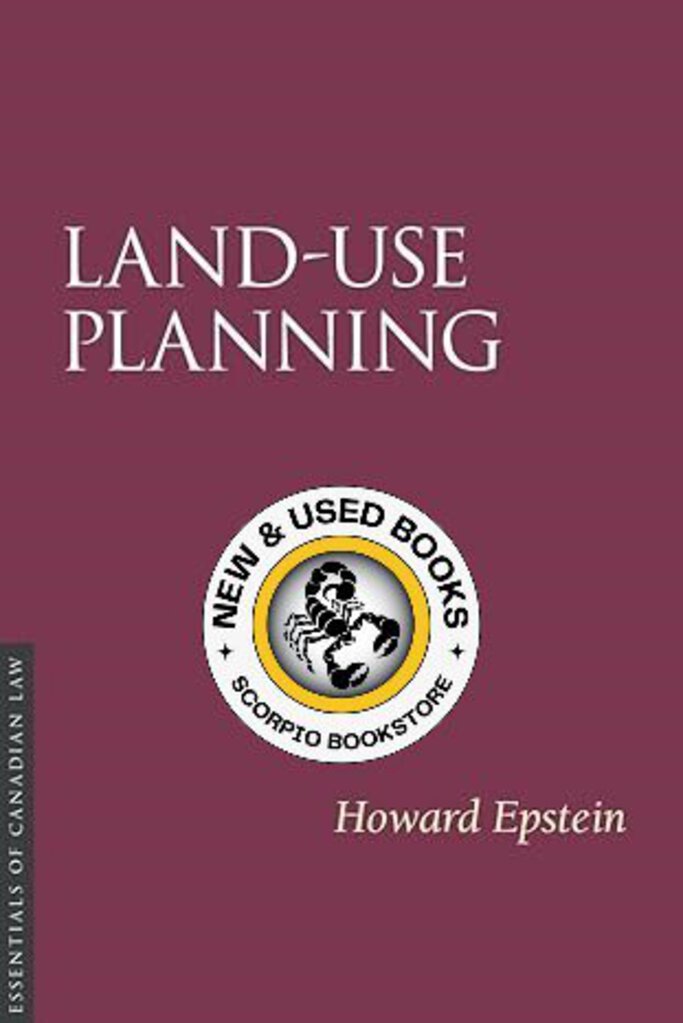 *PRE-ORDER APPROX 4-6 BUSINESS DAYS* Land Use Planning by Howard Epstein 9781552214343