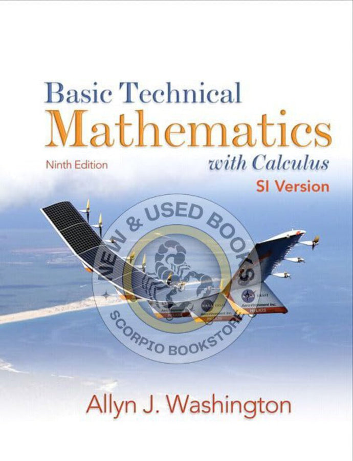 Basic Technical Mathematics with Calculus 9th Edition by Allyn J. Washington 9780135067123 (USED:VERYGOOD) *AVAILABLE FOR NEXT DAY PICK UP* *Z76 [ZZ]
