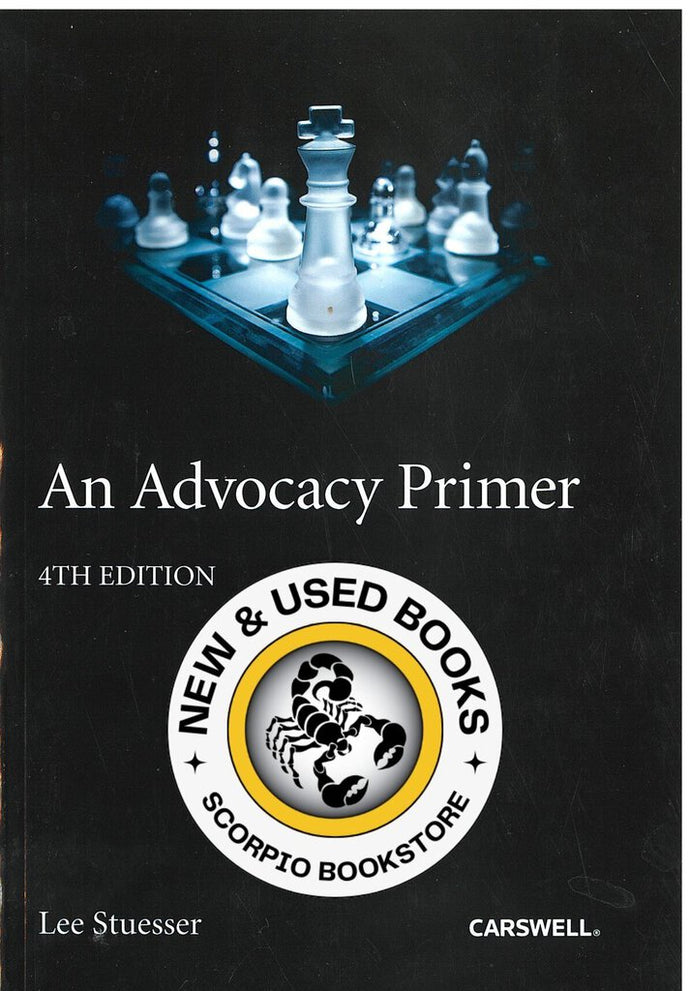 *PRE-ORDER, PENDING RESTOCK* Advocacy Primer 4th edition by Stuesser 9780779867165 *82c [ZZ]