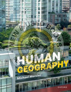 *PRE-ORDER, APPROX 3-5 BUSINESS DAYS* Human Geography 11th Edition by Michael Mercier 9780190164577 [ZZ]