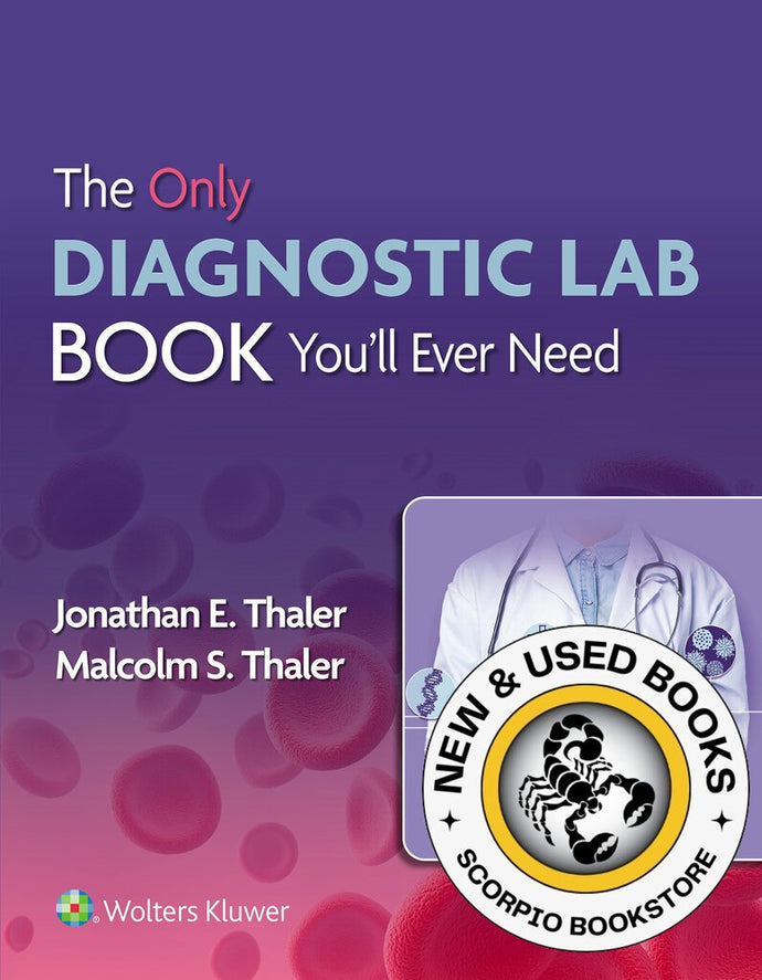 *PRE-ORDER, APPROX 2-3 BUSINESS DAYS* Only Diagnostic Lab Book You'll Ever Need 1st edition (2025) by Jonathan Thaler 9781975194703