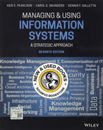 Managing and Using Information Systems 7th Edition by Keri E. Pearlson 9781119560562 (USED:VERYGOOD) *AVAILABLE FOR NEXT DAY PICK UP* *Z314 [ZZ]