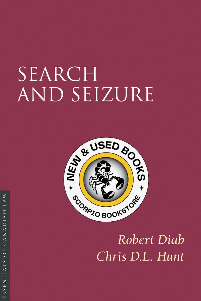 *PRE-ORDER, APPROX 4-6 BUSINESS DAYS* Search and Seizure by Robert Diab 9781552217061