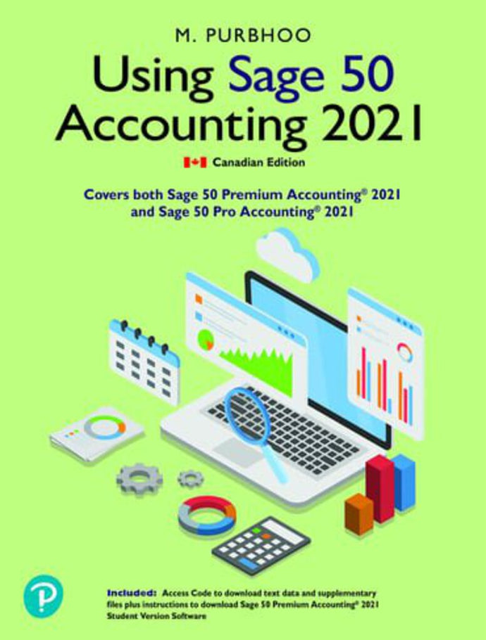 MyLab Accounting with Pearson eText for Sage 50 2021 by Purbhoo DIGITAL ACCESS CODE 9780137336364 *FINAL SALE* *COURSE LINK FROM PROFESSOR REQUIRED*