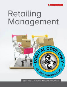 CONNECT CODE for Retailing Management 7th edition w/SmartBook (360 Day) by Levy 9781265296124 *FINAL SALE*
