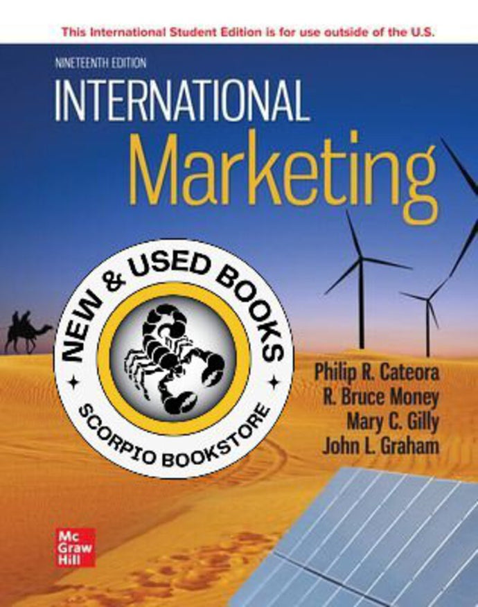 *PRE-ORDER, APPROX 7-10 BUSINESS DAYS* International Marketing 19th Edition + Connect By Philip R. Cateora PKG 9781265429881 [ZZ]
