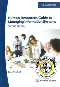 Human Resources Guide to Managing Information Systems 2nd Edition by Turnbull 9780779891825 *86d [ZZ]