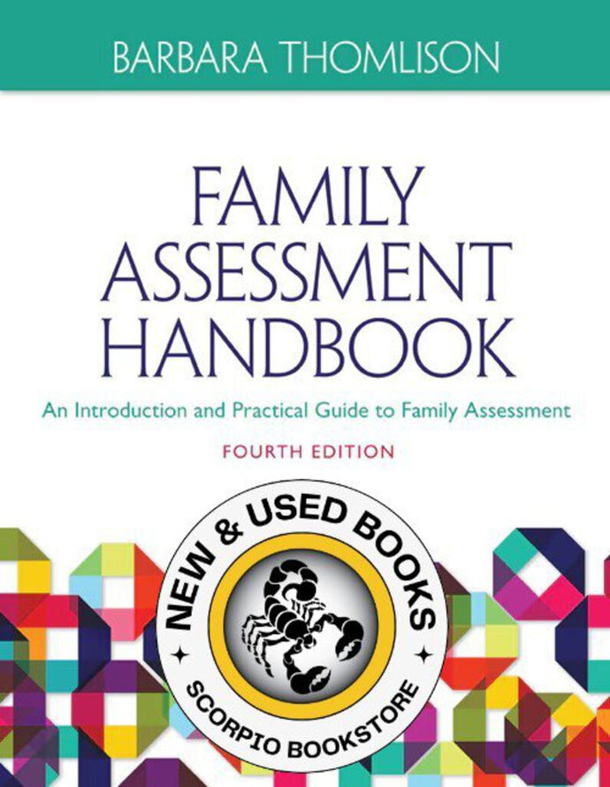 *PRE-ORDER, APPROX 4-6 BUSINESS DAYS* Family Assessment Handbook 4th edition by Barbara Thomlison 9781285443973