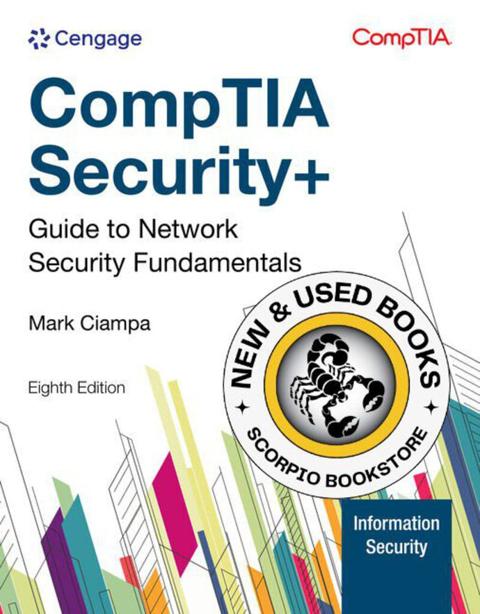 CompTIA Security+ Guide to Network Security Fundamentals 8th edition by Mark Ciampa 9798214000633 *35b *SAN