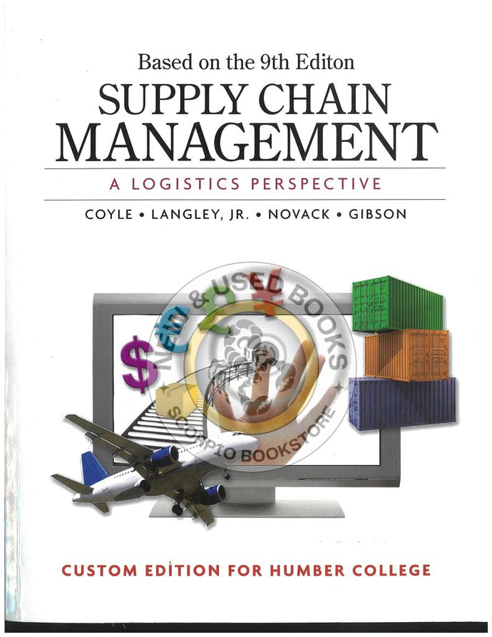 Supply Chain Management 9th Edition by Coyle Custom 9780176481353 (USED:GOOD; writings) *AVAILABLE FOR NEXT DAY PICK UP* *b42