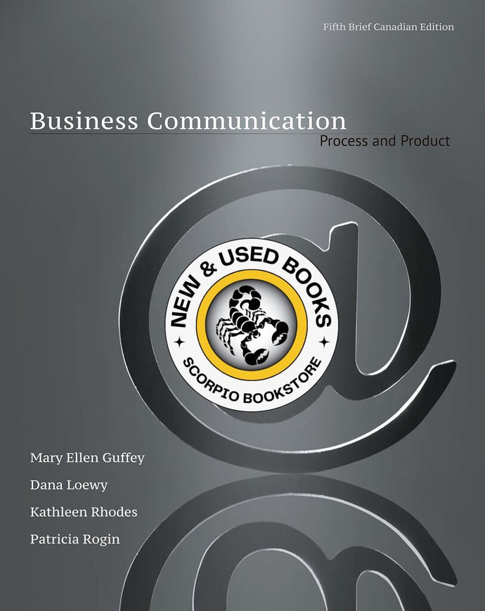 Business Communication 5th Edition 9780176531393 (USED:GOOD) *Z225 [ZZ]