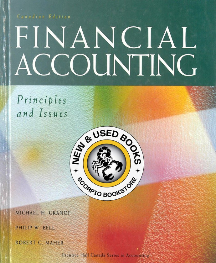 Financial Accounting Canadian Edition by Michael H. Granof 9780131444607 (USED:VERYGOOD) *D24