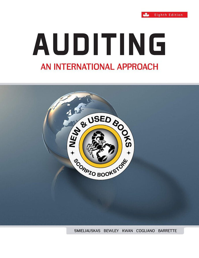 Auditing an International Approach 8th Edition by Wally Smieliauskas Amy Kwan 9781259451270 (USED:VERYGOOD) *127g [ZZ]