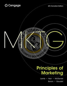 Principles of Marketing MKTG 6th Edition by Charles W. Lamb 9781778410390 *SPECIAL PRICING, FINAL SALE* *22a *SAN [ZZ]