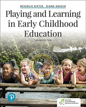 Load image into Gallery viewer, Playing and Learning in Early Childhood Education 2nd Edition Dietze 9780134639277 (USED:VERYGOOD;see pic) *101c [ZZ]
