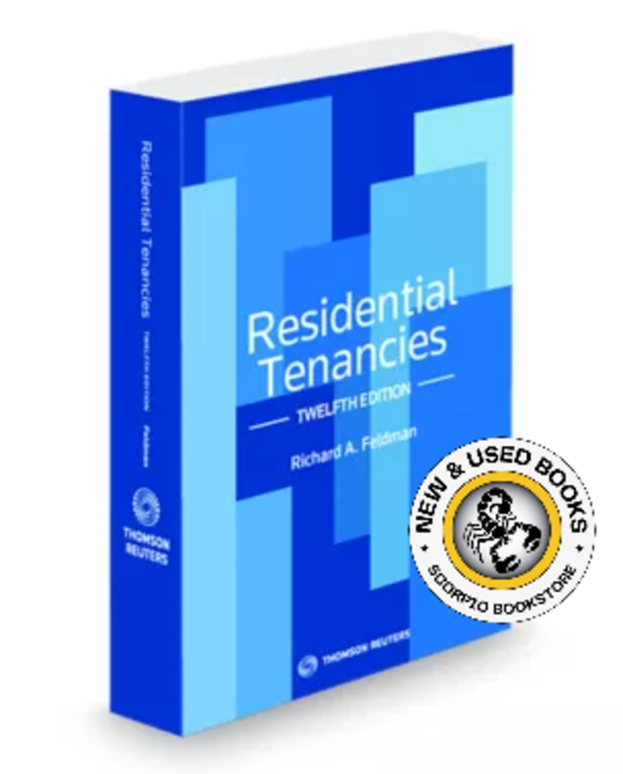 Residential Tenancies 12th edition by Feldman 9781038204677 *87a *SPECIAL PRICING, FINAL SALE*