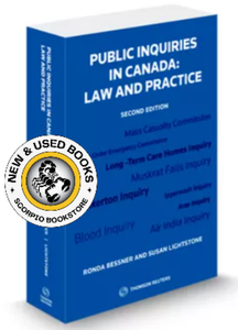 *PRE-ORDER, APPROX 4-6 BUSINESS DAYS* Public Inquiries in Canada Law and Practice 2nd Edition + Proview by Ronda Bessner 9781038202581