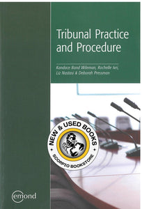 Tribunal Practice and Procedure by Rochelle Dickinson 9781772552492 (USED:VERYGOOD) *AVAILABLE FOR NEXT DAY PICK UP* *c24