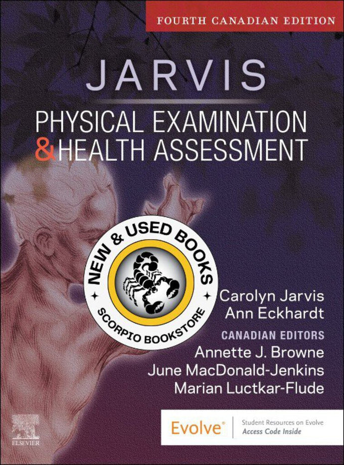 Physical Examination and Health Assessment 4th Canadian Edition by Carolyn Jarvis 9780323827416 *SPECIAL PRICING, FINAL SALE* *71e [ZZ] *SAN