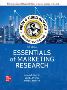 *PRE-ORDER, APPROX 5-7 BUSINESS DAYS* Essentials of Marketing Research 6th Edition by Joseph F. Hair 9781266261503