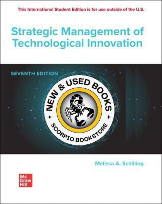 *PRE-ORDER, APPROX 5-7 BUSINESS DAYS* Strategic Management of Technological Innovation 7th Edition + Connect by Melissa A. Schilling 9781265496500