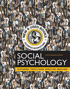 Social Psychology 6th Edition by Elliot Aronson LOOSELEAF 9780205970032 *AVAILABLE FOR NEXT DAY PICK UP* *c25 *SAN [ZZ]