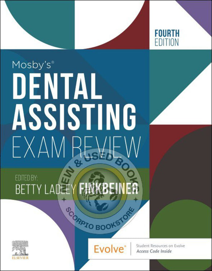 *PRE-ORDER, APPROX 2-3 BUSINESS DAYS* Mosby Dental Assisting Exam Review 4th edition by Elsevier 9780323812344
