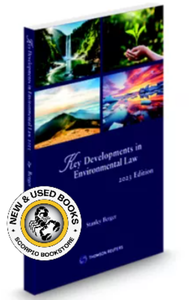 *PRE-ORDER, APPROX 4-6 BUSINESS DAYS* Key Developments in Environmental Law 2023 Edition by Stanley D Berger
