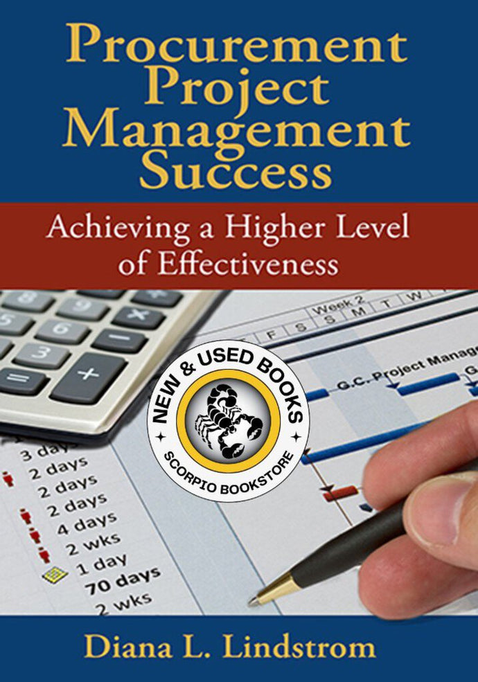 *PRE-ORDER, APPROX 7-10 BUSINESS DAYS* Procurement Project Management Success by Diana Lindstrom 978160427089