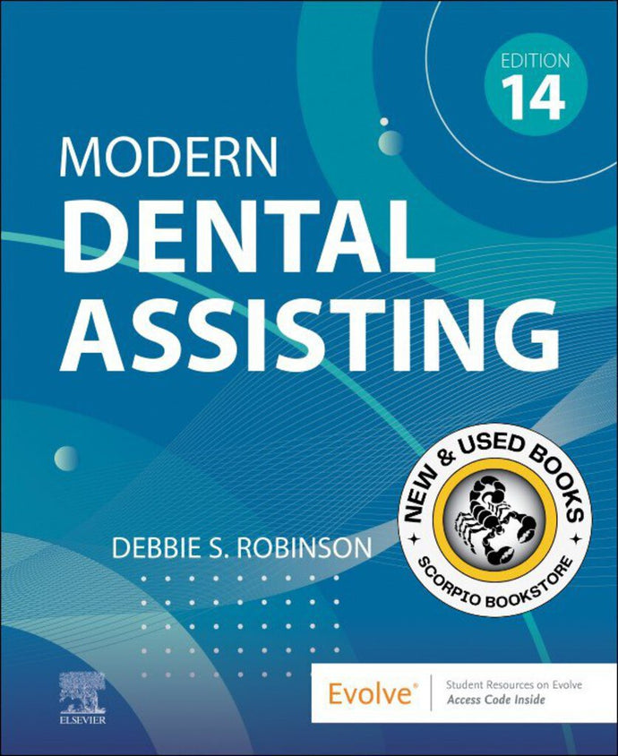 Modern Dental Assisting 14th edition by Debbie S. Robinson 9780323824408 *72g [ZZ]