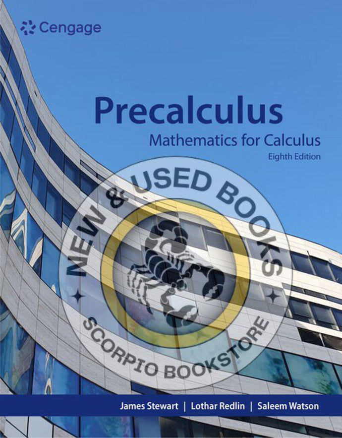 Precalculus 8th edition By James Stewart 9780357753637 [ZZ] *32b