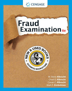 Fraud Examination 6th Edition by W. Steve Albrecht 9781337619677 (USED:LIKE NEW) *A45 [ZZ]