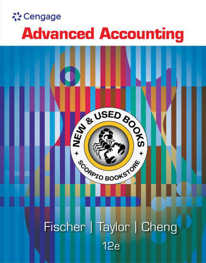 *PRE-ORDER, APPROX 4-6 BUSINESS DAYS* Advanced Accounting 12th Edition by Paul M. Fischer 9780357671221