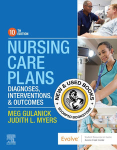 Nursing Care Plans 10th Edition by Meg Gulanick 9780323711180 (USED:GOOD) *61e
