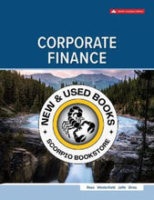 Load image into Gallery viewer, Corporate Finance 9th Canadian Edition by Stephen A. Ross 9781260881370 (USED:VERYGOOD; see pic) *128h
