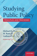*PRE-ORDER, APPROX 3-5 BUSINESS DAYS* Studying Public Policy 4th Edition by Michael Howlett 9780199026142 [ZZ]