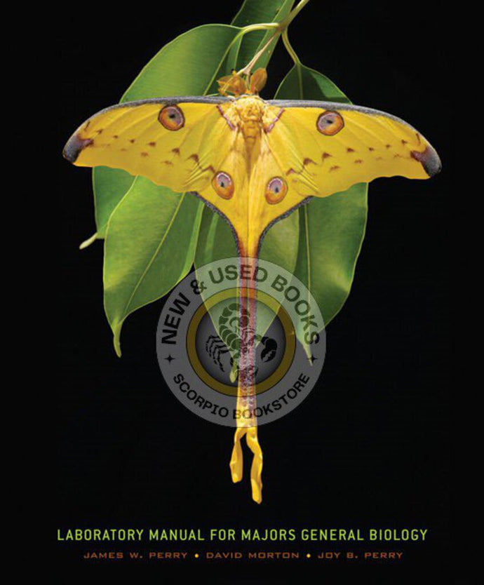 *PRE-ORDER, APPROX 4-6 BUSINESS DAYS* Laboratory Manual for Majors General Biology by James W. Perry 9780495115052